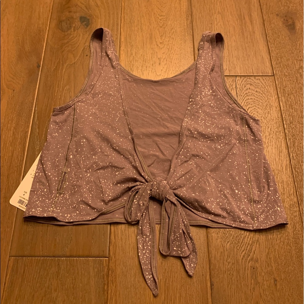 Grey Speckled It’s a tie tank size 4